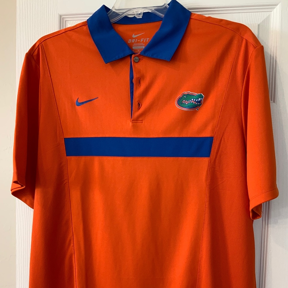 Nike FL Gators Men’s Dri-Fit Golf Polo NWOT XL